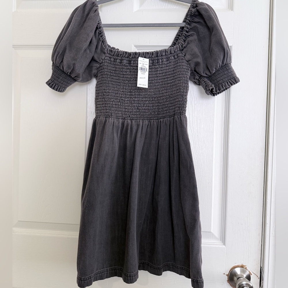 American Eagle Outfitters Gray Mini Dress